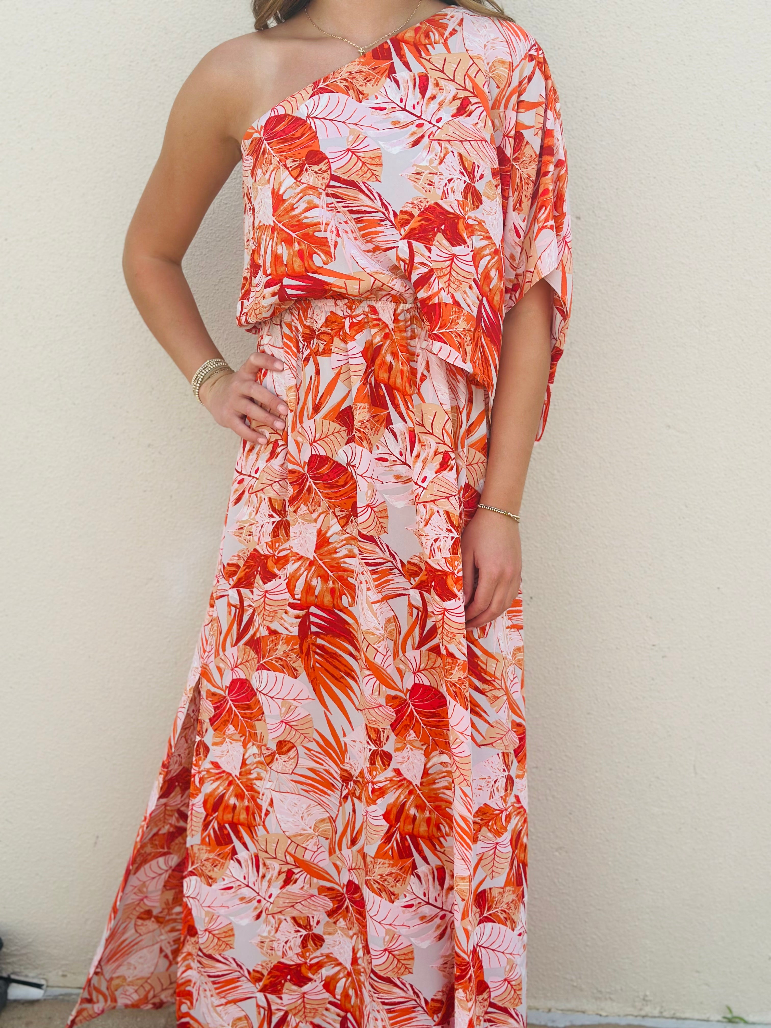 TROPICAL SUNSET DRESS