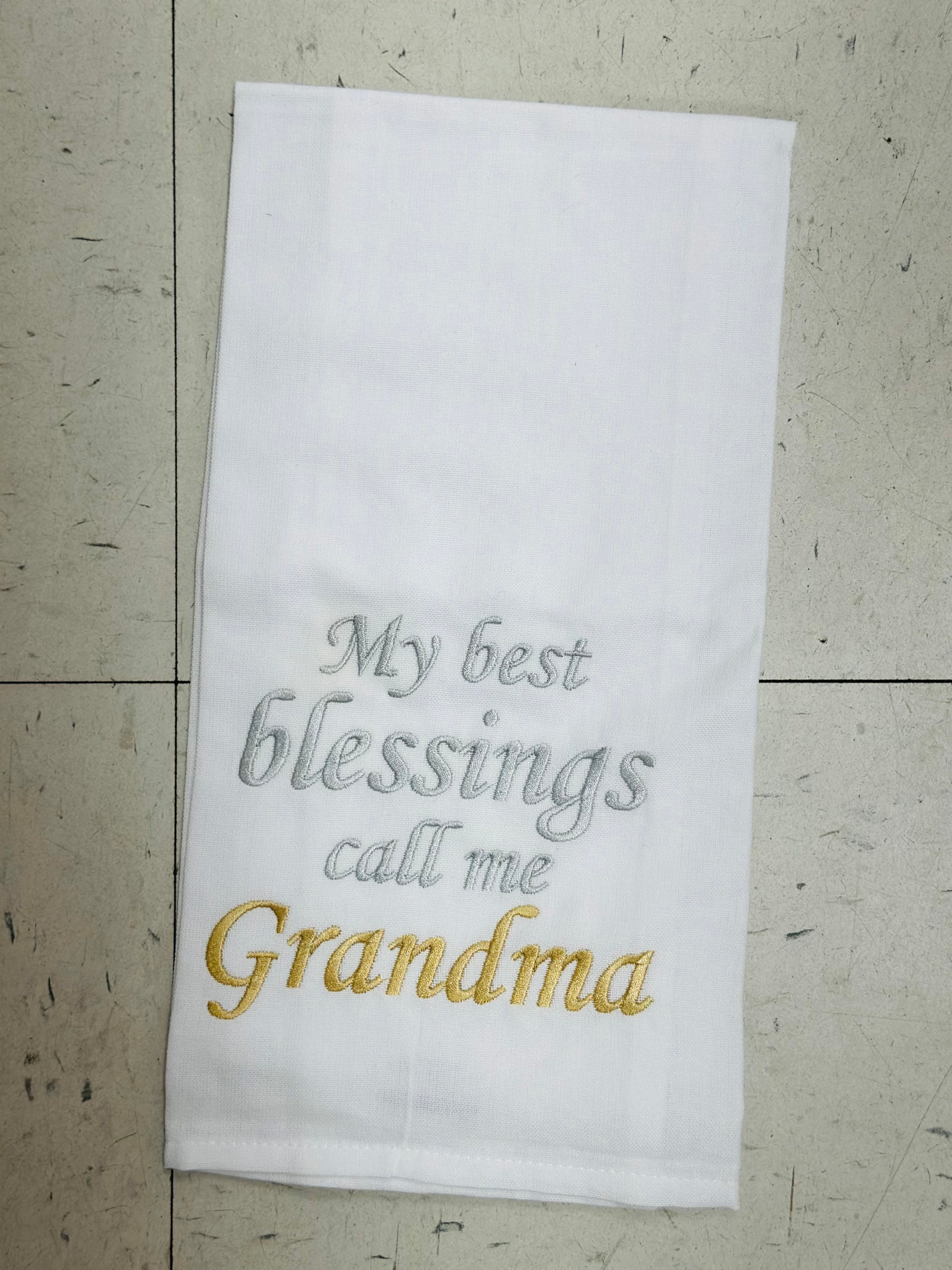 BEST BLESSINGS GMA TEA TOWEL