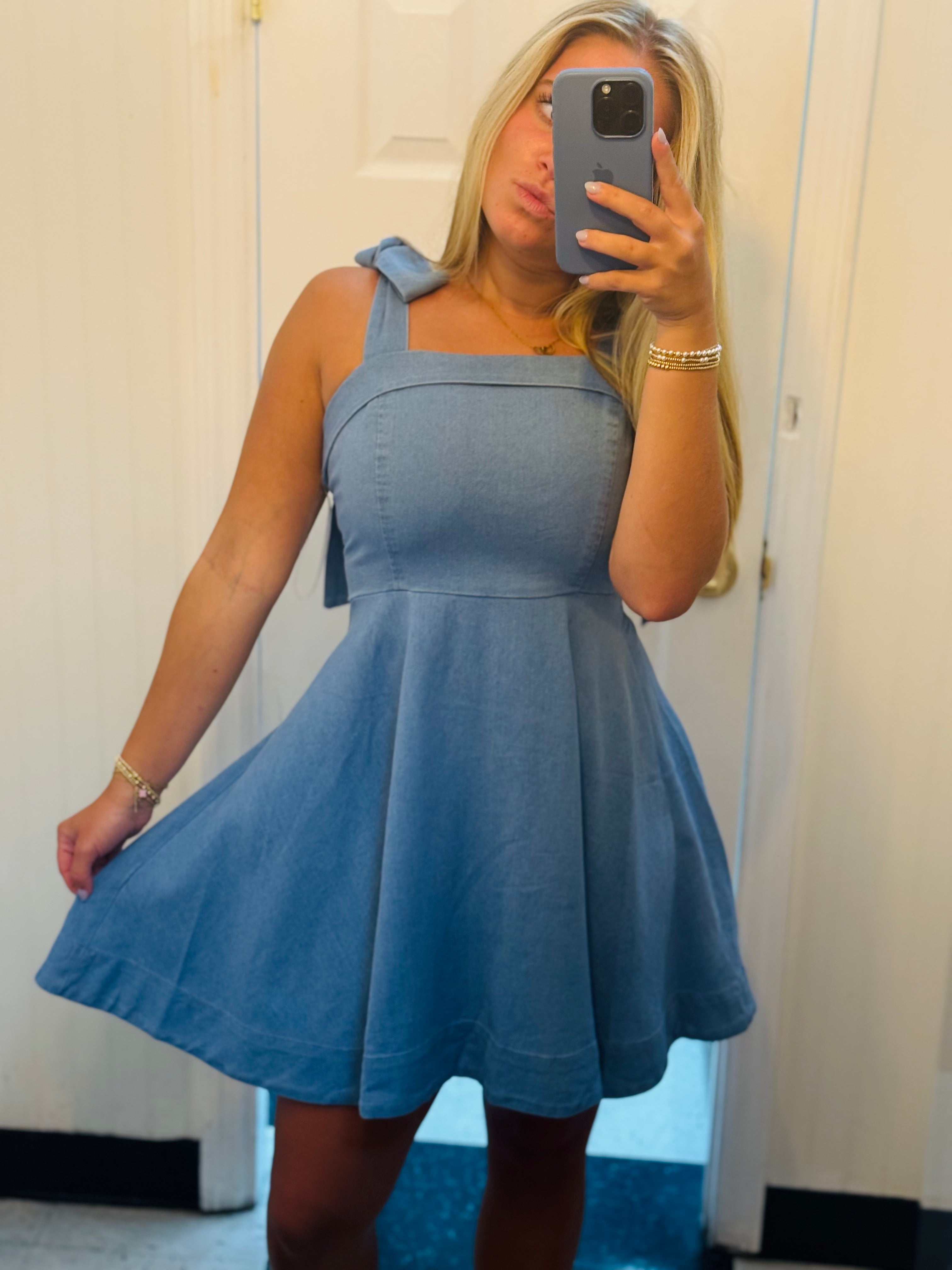 MAXWELL DENIM DRESS