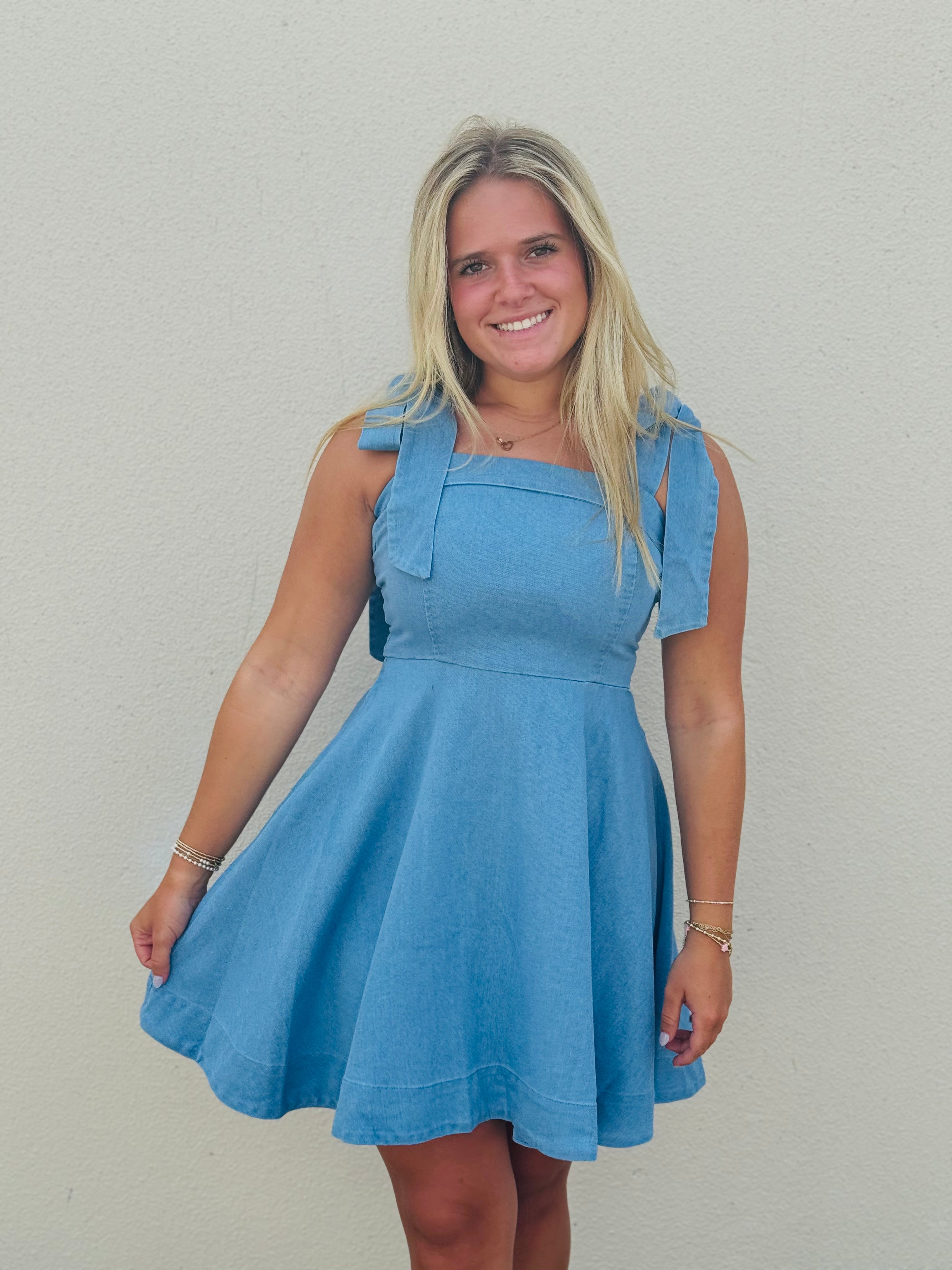 MAXWELL DENIM DRESS