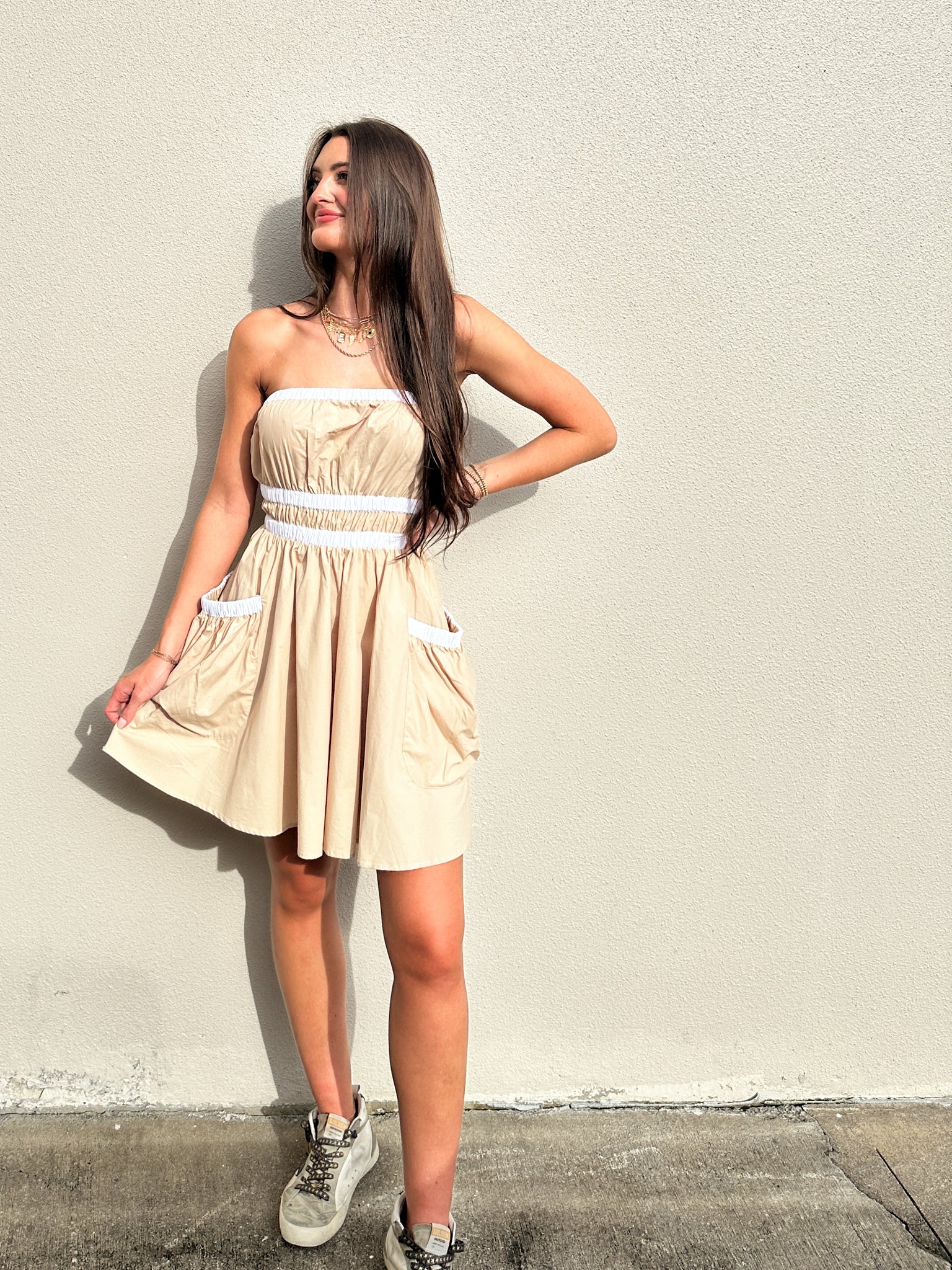 CARSON STRAPLESS DRESS