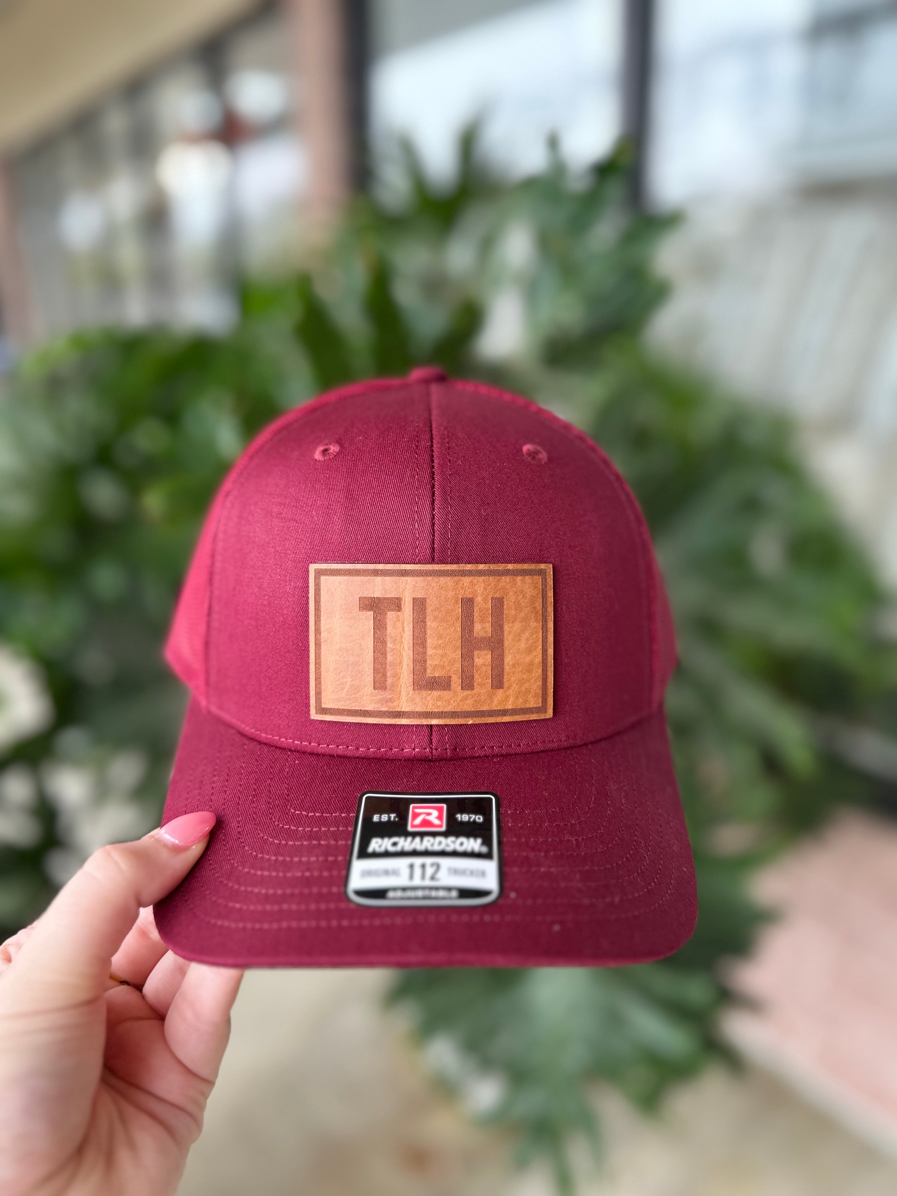 GENUINE LEATHER GARNET TLH HAT