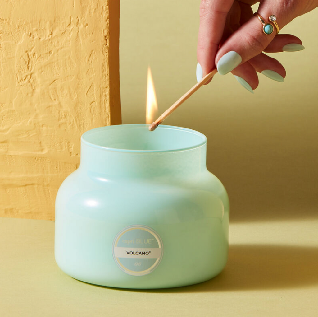 Capri Blue Volcano Aqua Petite Signature Jar Candle 8 oz.