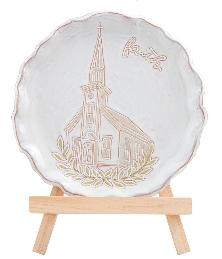 CHURCH PLATE ON EASEL